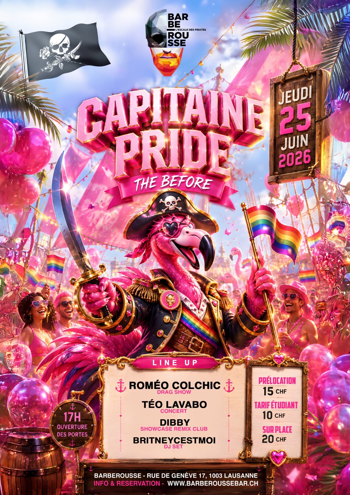 Capitaine Pride : The Before
