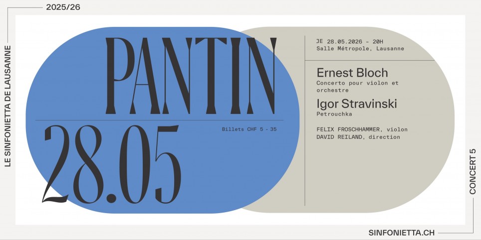 PANTIN – Bloch, Stravinski - Musica lassica