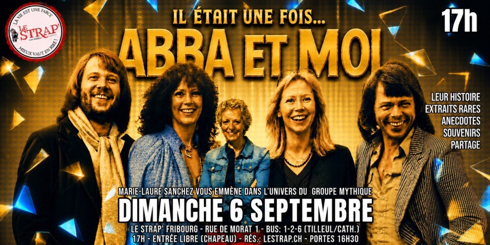 «ABBA ET MOI», avec Marie-Laure Sanchez - Conferenze