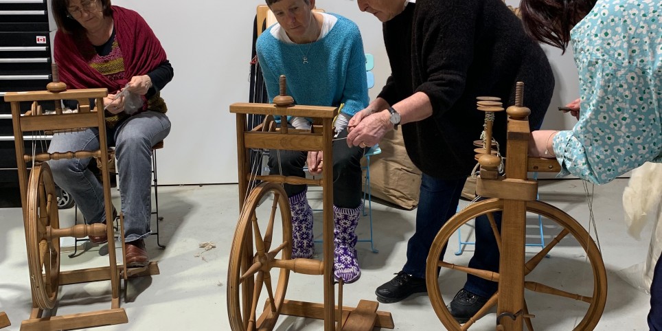 Atelier filage au rouet - Workshops and courses