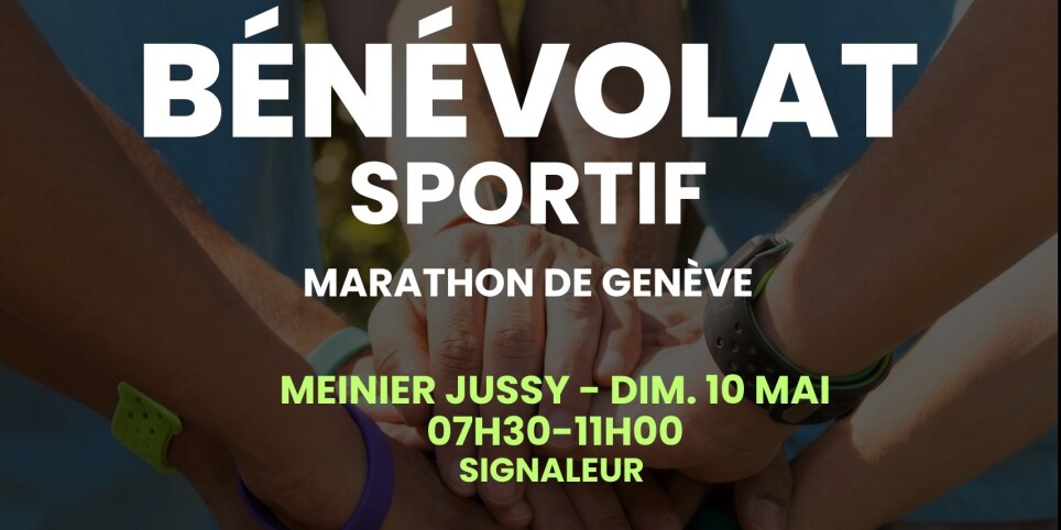 Marathon de Genève -  Signaleur – Meinier/Jussy - Sport