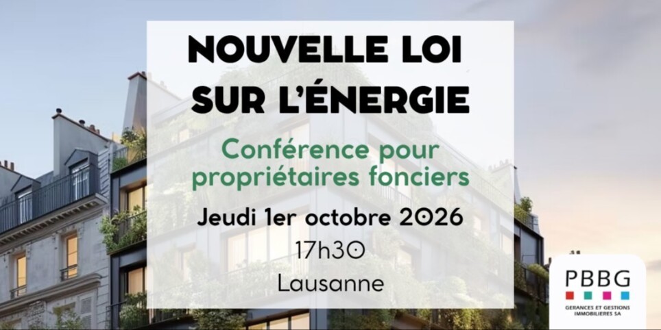 Conférence propriétaires fonciers: Nouvelle loi sur l'énergie - Conferences