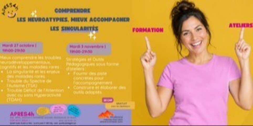 Comprendre les neuroatypies, mieux accompagner  les Singularités - Training courses