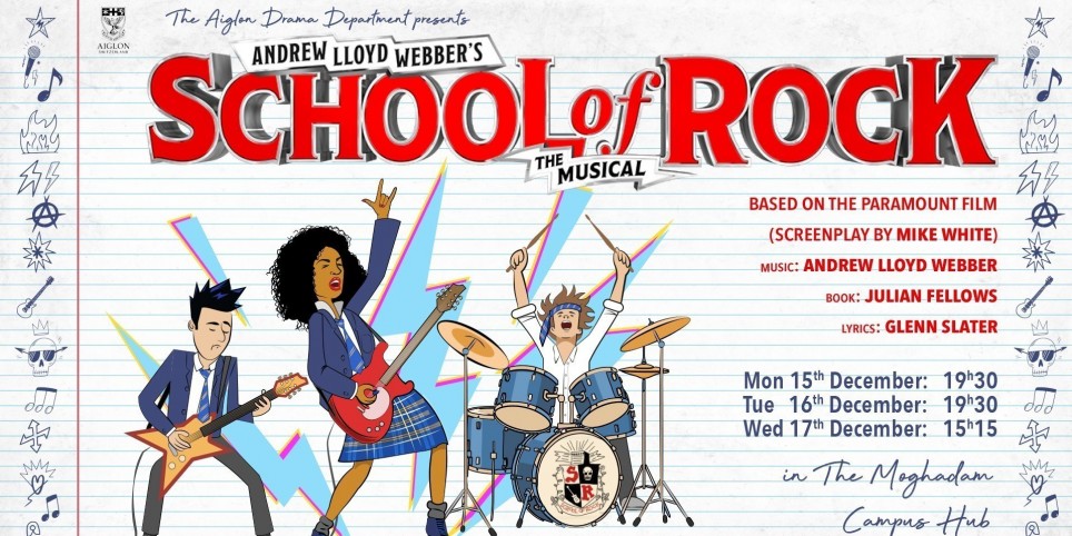 Spectacle de l'école : "School of Rock" - Theater und Bühnenkunst