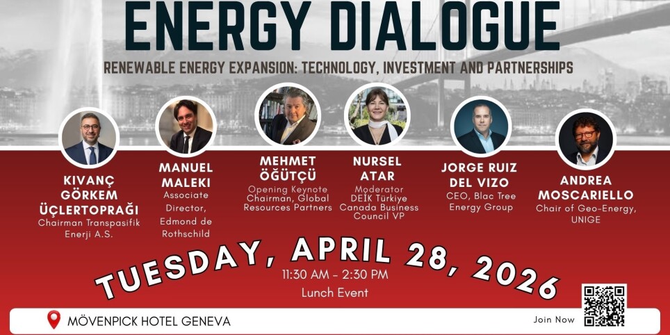 SUISSE - TÜRKİYE DIALOGUE SUR L'ÉNERGIE - Konferenzen