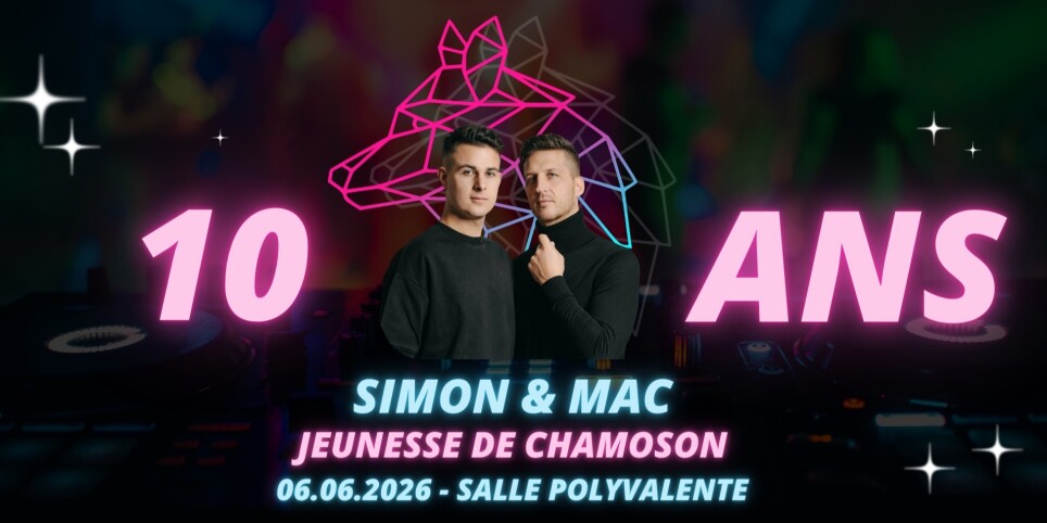 10 ans Jeunesse de Chamoson - Simon & Mac - Conciertos