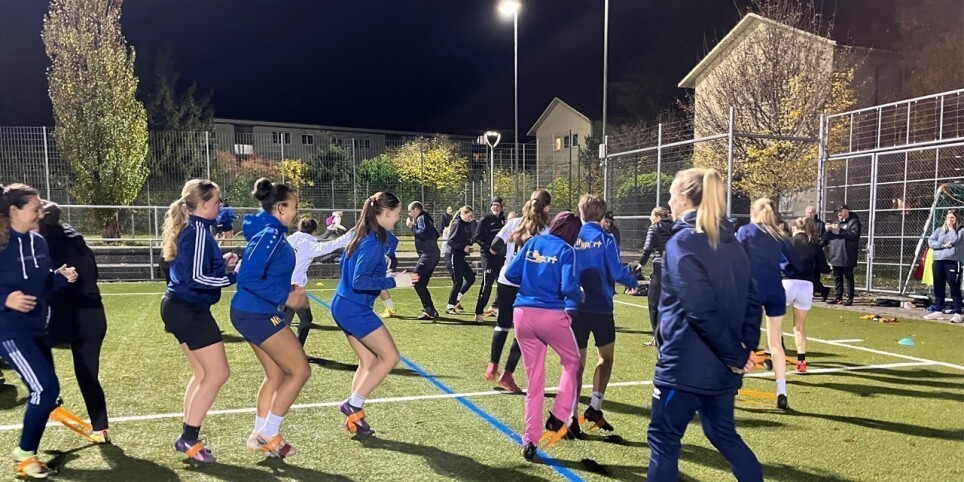 Entraînement d'athlétisme de démonstration - Sport