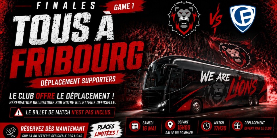 DATE | SBL - Playoffs 2025 - 2026 | Lions de Genève vs. ADVERSAIRE - Sport