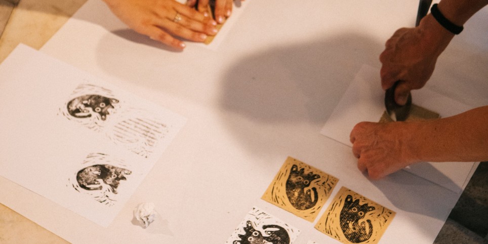Atelier d'initiation à la linogravure - Ateliers et stages