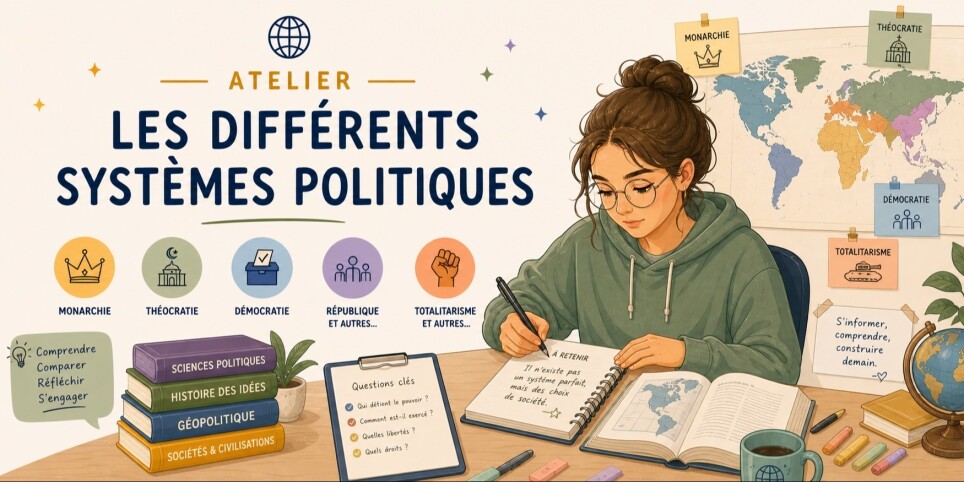 Atelier pédagogique - Les différents systèmes politiques - Workshops and courses