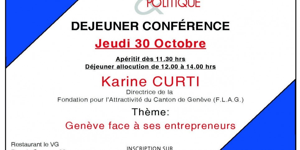 PME & Politique  Déjeuner-Conférence - Conférences