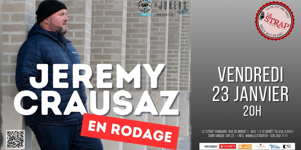JEREMY CRAUSAZ en rodage - Umorismo e commedia
