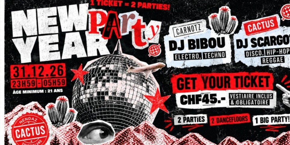 CACTUS NEW YEAR PARTY 31.12.26 - Concerti
