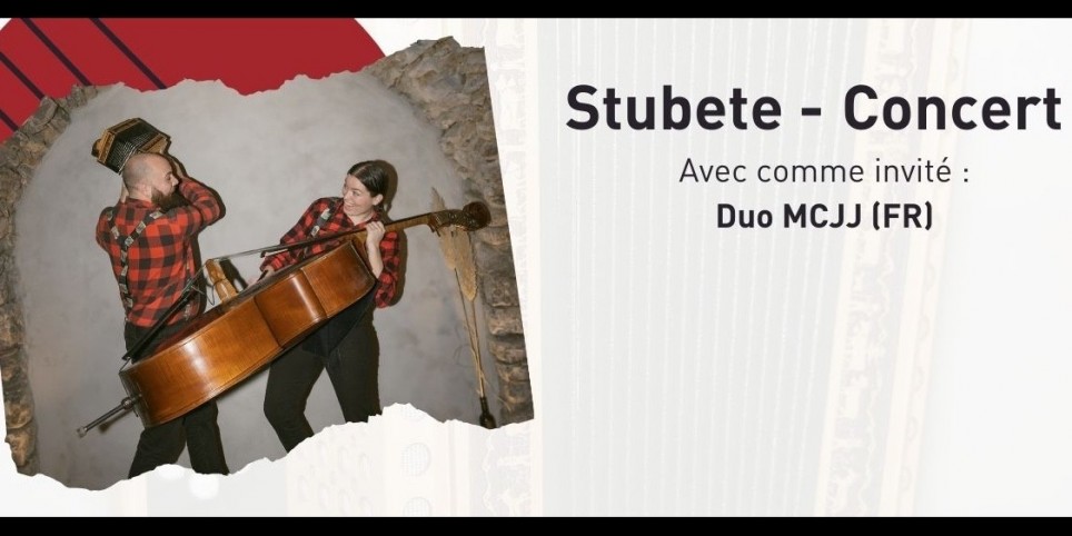 Concert-Stubete 10.05.2026 avec le duo MCJJ - Concerti