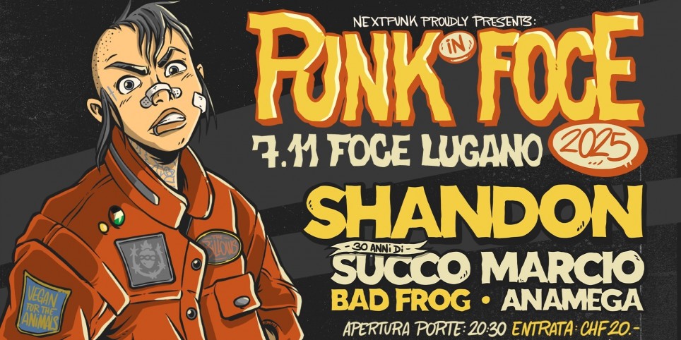 Punk in Foce 2025 - Shandon, Succo Marcio, Bad Frog, Anamega - Concerts