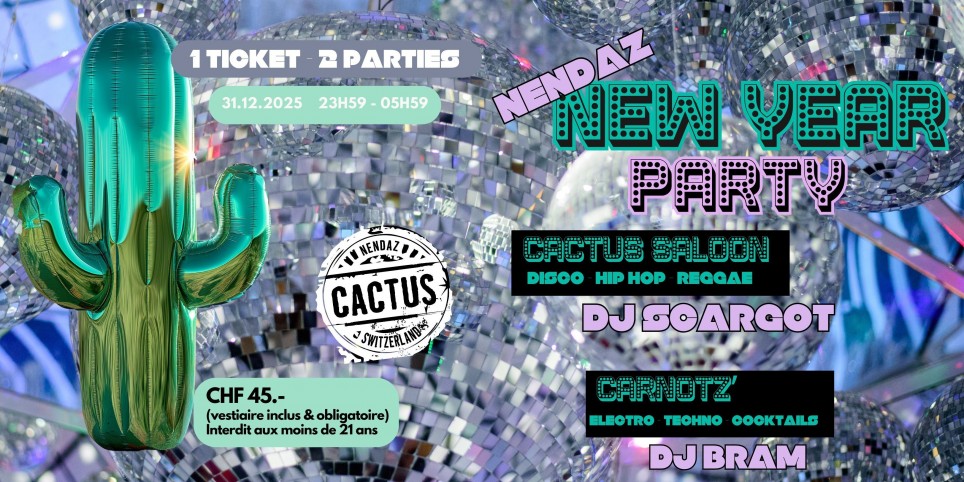 CACTUS NEW YEAR PARTY 31.12.25_1 - Concerts