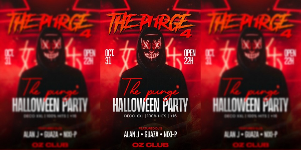 Halloween The Purge #4 @oZ Club Delémont - Festivals