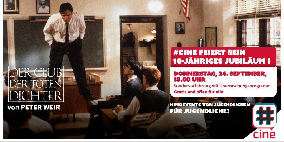 #cine Zürich : DER CLUB DER TOTEN DICHTER - Kino