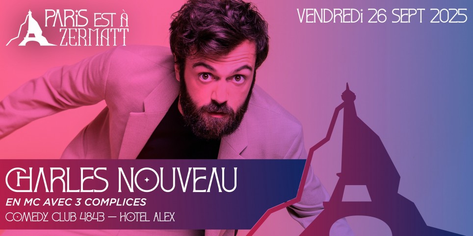 Comedy Club 4843 - MC Charles Nouveau  (plateau de 4 humoristes) - Humour et comédie