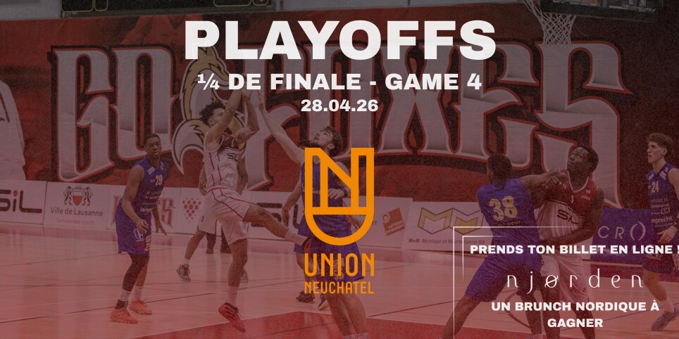 Pully Lausanne Foxes vs Union Neuchâtel - 28.04.26 - 1/4 Finale - Game 4 - Sport