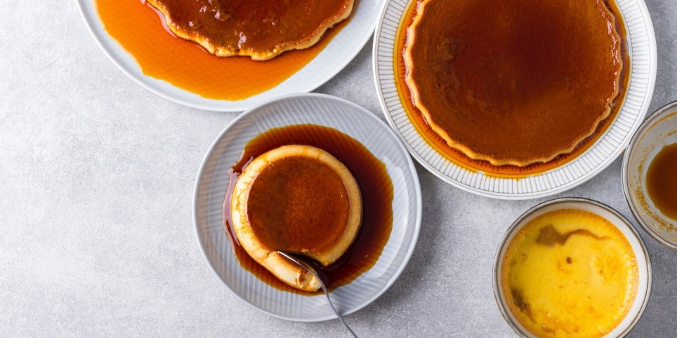 Flans, mousse et crèmes dessert sans sucre raffiné et sans lait - Workshop e stage