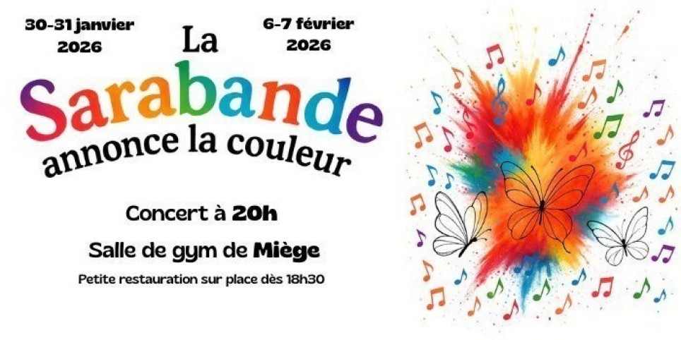 La Sarabande annonce la couleur - Concerts
