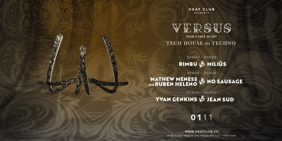 HEAT CLUB presents VERSUS - TECH HOUSE to TECHNO - Festivals