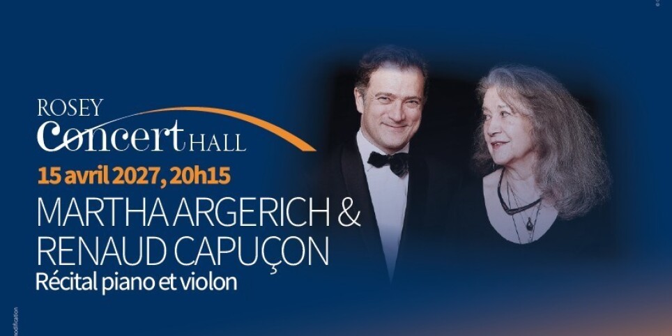 Martha Argerich & Renaud Capuçon - Música clásica