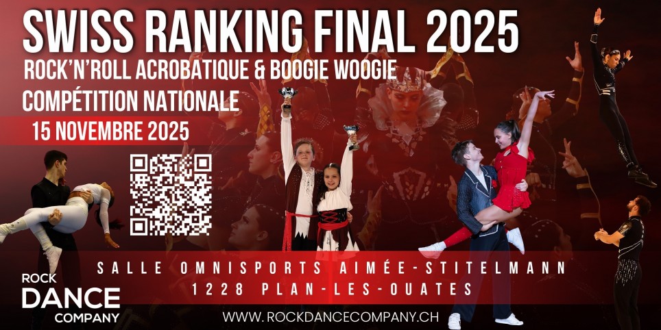 Swiss Ranking Final 2025 de Rock Acrobatique et Boogie Woogie - Sport