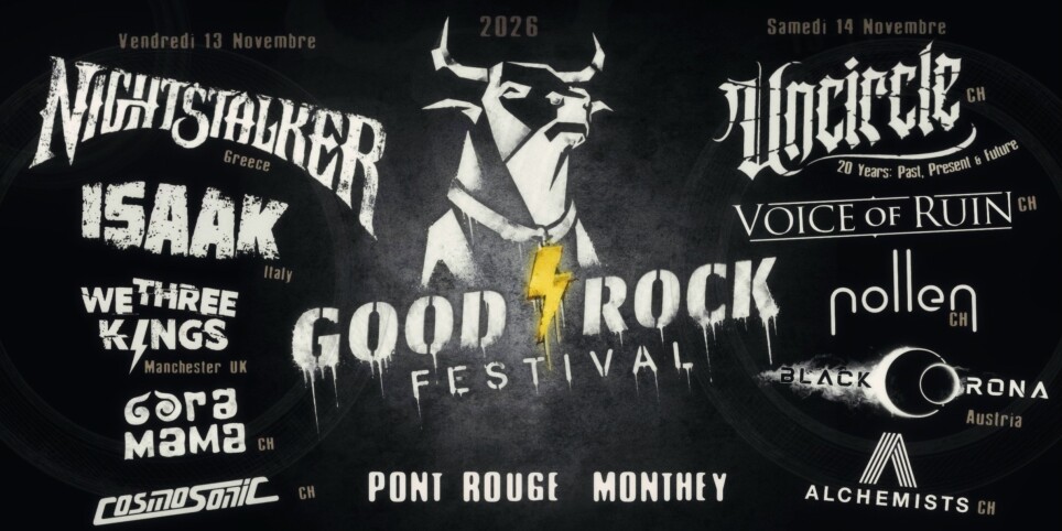 Good⚡️Rock Festival / Vendredi 13.11.2026 - Concerts