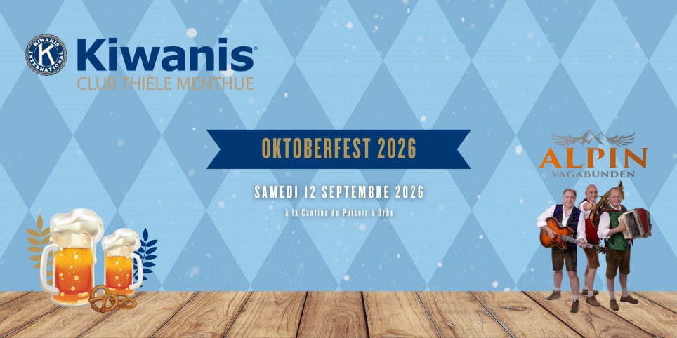 Oktoberfest 2026 – KC Thièle Menthue - Festivals