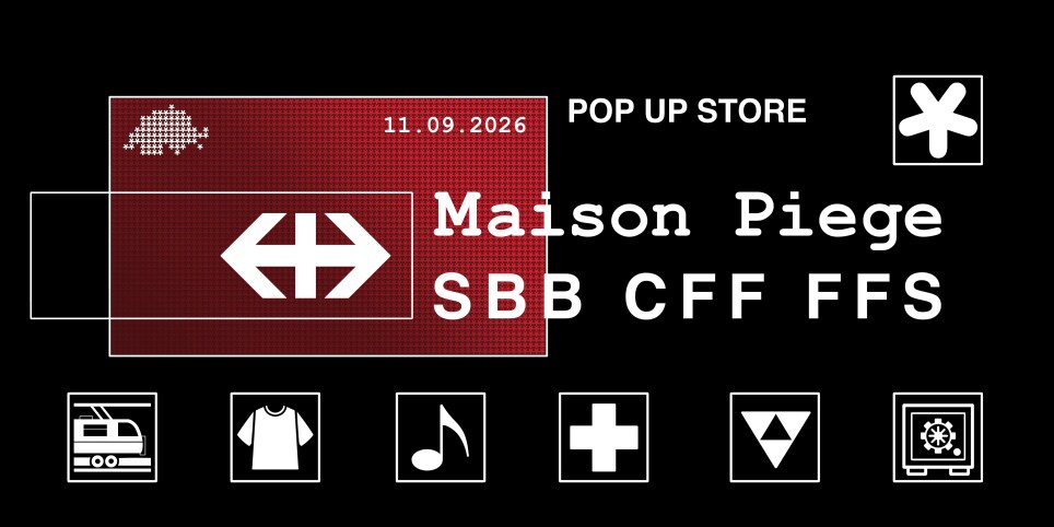 Trajet - Pop-up Maison Piege* à Lausanne - Cultura e spettacoli