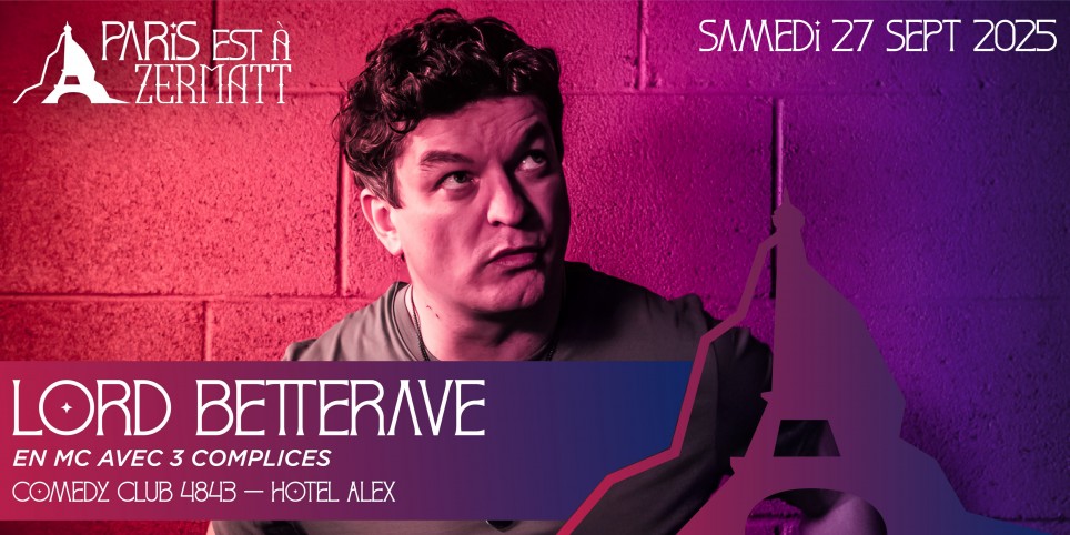 Comedy Club 4843 - MC Lord Betterave (plateau de 4 humoristes) - Humour et comédie