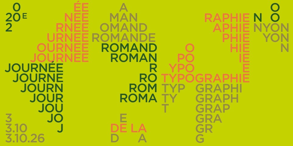 20e Journée Romande de la Typographie - Conferenze