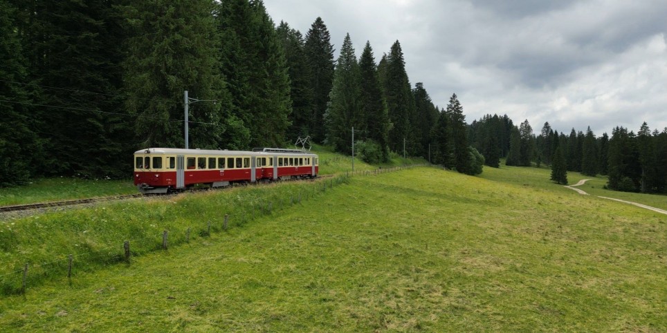 Voyage immersif dans le vieux train des horlogers - Camminate e visite