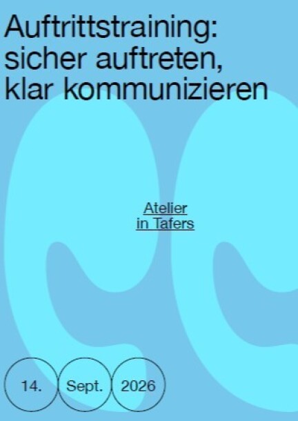 Atelier 2: Se présenter avec assurance et communiquer clairement - Konferenzen - Hotel Taverna