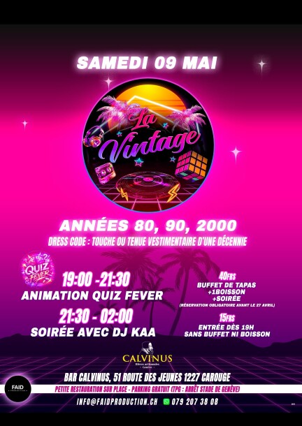 La Vintage - Danza - Bar Calvinus