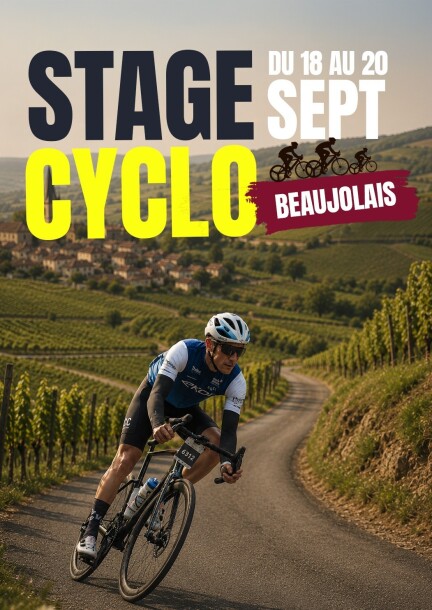 STAGE CYCLO DANS LE BEAUJOLAIS - Sport - Château de Pizay