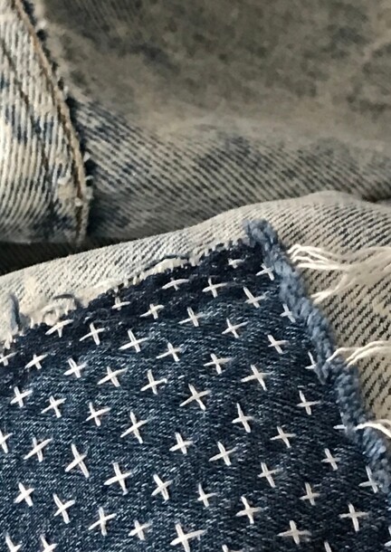 Initiation au sashiko avec Hélène - Ateliers et stages