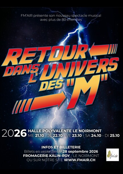 Retour dans l'univers des "M" - Culture et spectacles - Halle polyvalente du Noirmont