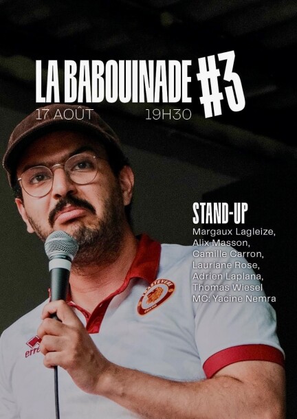 La Babouinade #3 - Plateau de Stand Up - Théâtre et arts vivants - Continuum