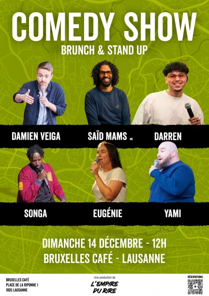 Brunch & Stand-up - Humour and comedy