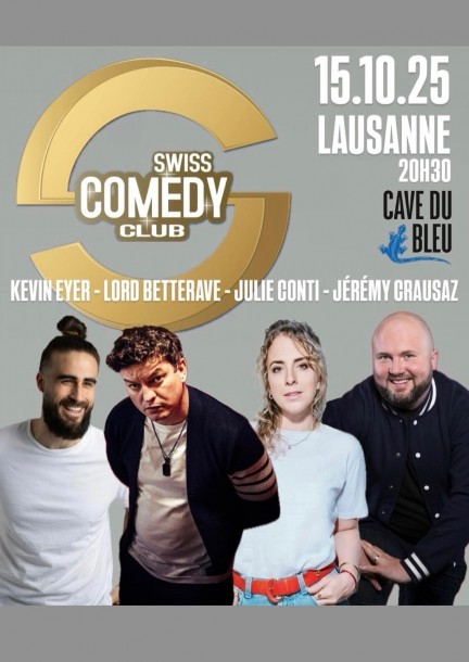 Swiss Comedy Club à la Cave du Bleu Lézard - Humor und Komödie