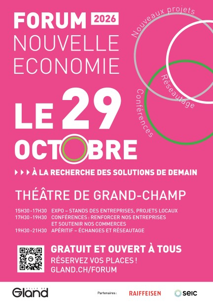 Forum Nouvelle Economie 2026 - Konferenzen - Théâtre de Grand-Champ