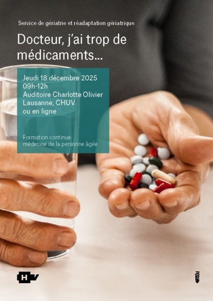 Formation continue médecine de la personne âgée - Docteur, j’ai trop de médicaments... - Formations
