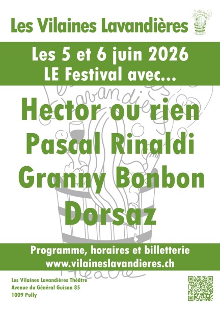Samedi 06 juin : Granny Bonbon - Dorsaz - Concerts - Les Vilaines Lavandières Théâtre