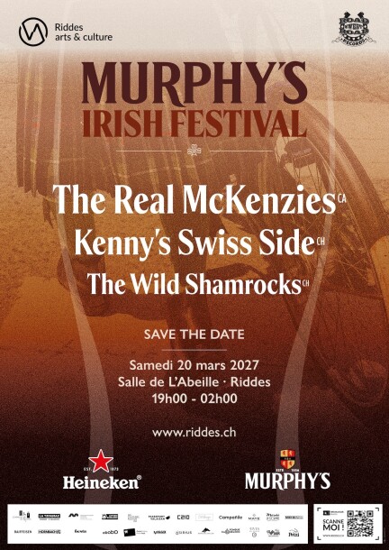MURPHY’S IRISH FESTIVAL : The Real McKenzies (CA) + Kenny’s Swiss Side (CH) + The Wild Shamrocks (CH) - Concerti - L'Abeille