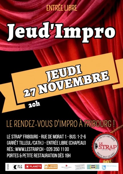 JEUD'IMPRO - Theatre and performing arts