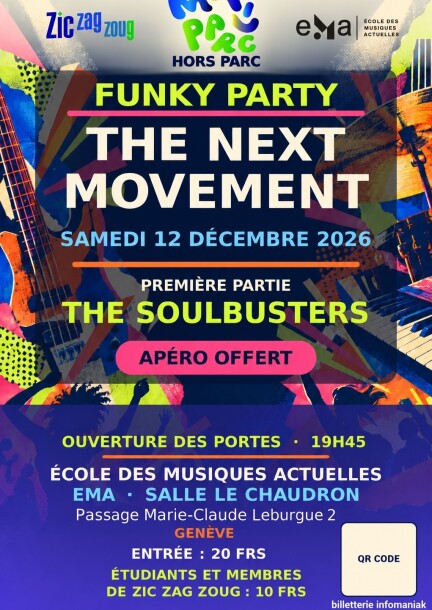 Funky Party - The Next Movement & The Soulbusters & DJ - Concerti - Centre de Musique Actuelle
