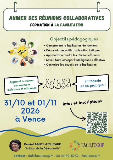 Bases de la facilitation à Vence (06) - Training courses